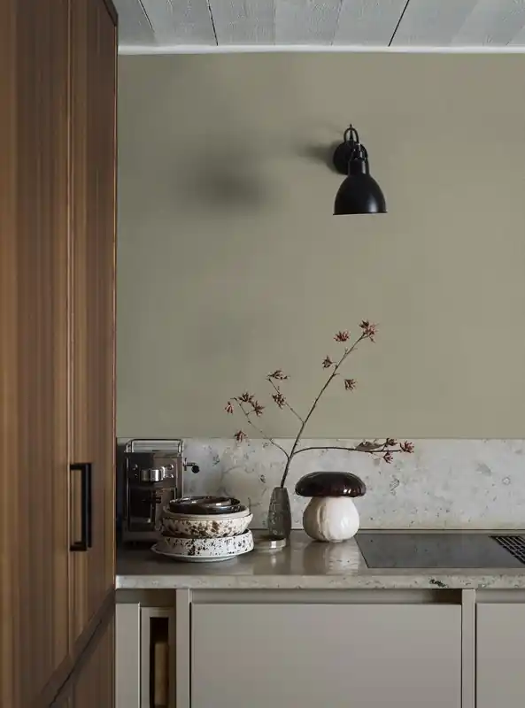Rabatter Boråstapeter Tapet Soft Olive