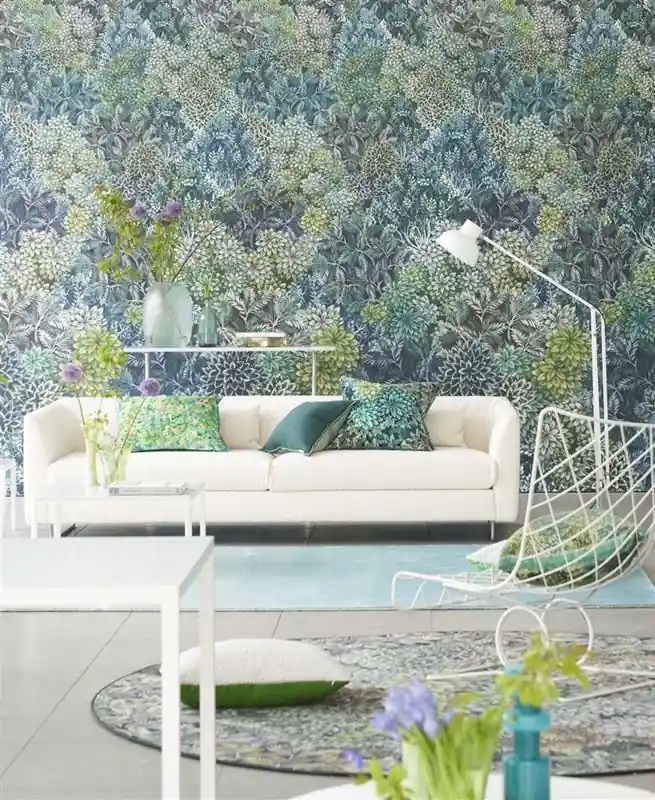 I lager Designers Guild Tapet Madhya Azure