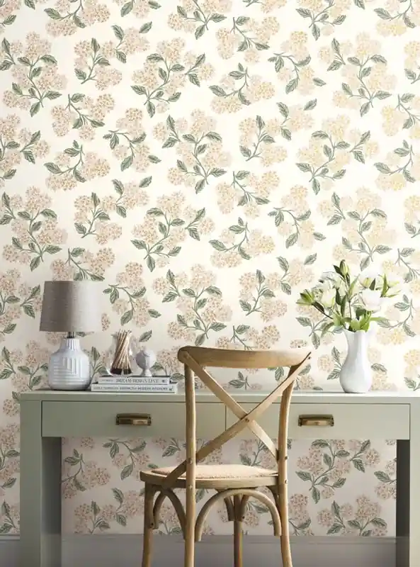 Billig Rifle Paper Co. Tapet Hydrangea