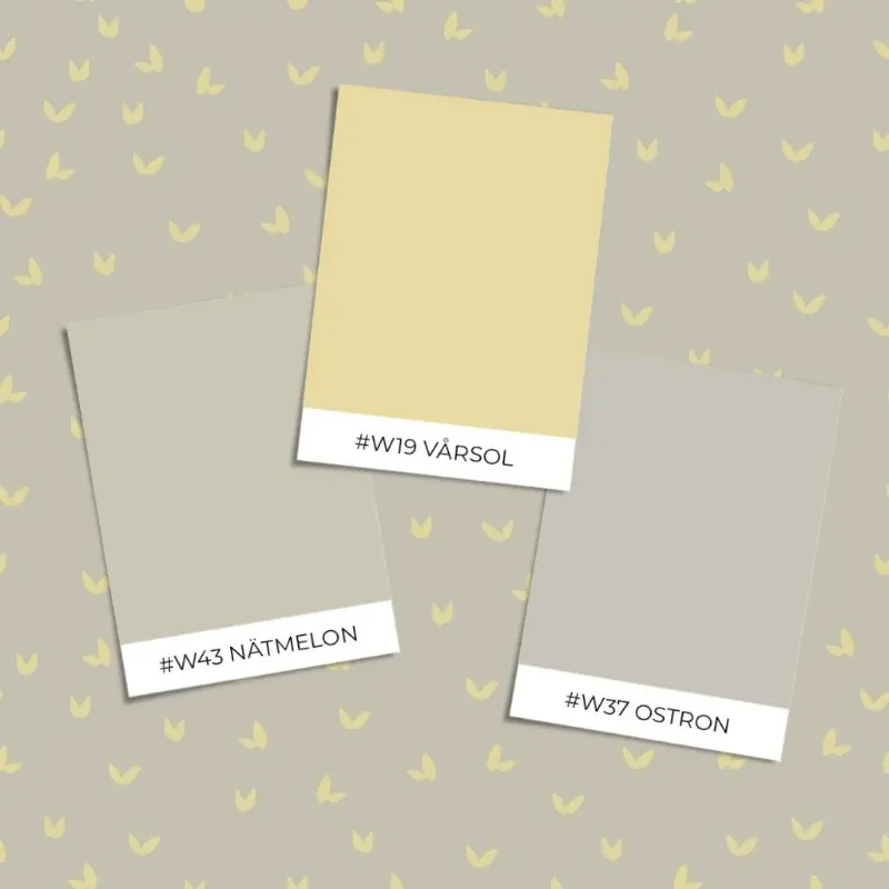 Beställ idag Varuprov stil - Little Leaves in the wind in Beige - 1033201-03