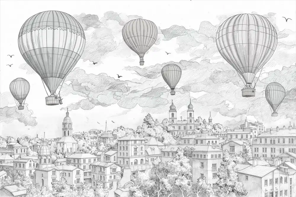 Premium Ballon Flight Over City II