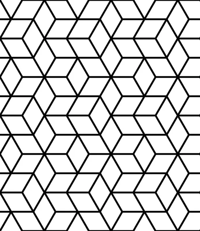 Seamless geometric pattern with cubes Nyhet