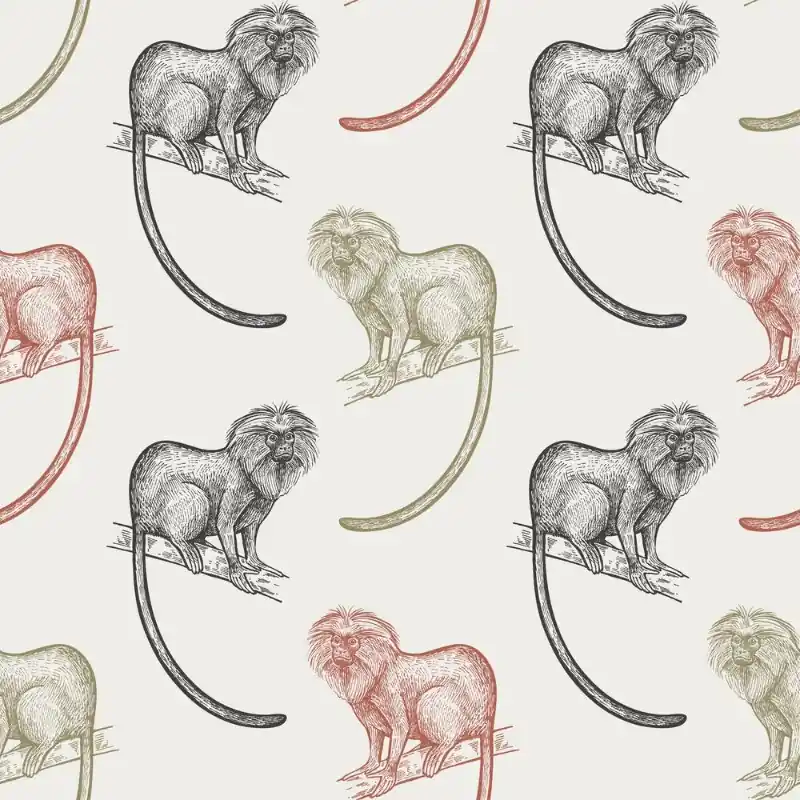 Fynd Seamless pattern with monkeys