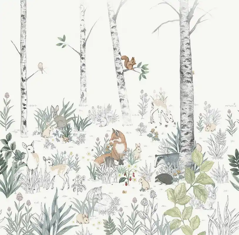 Magic Forest Mural - 7481 Begränsat erbjudande
