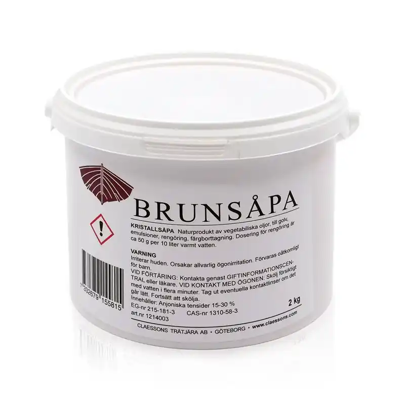 Trygg betalning Dansk brunsåpa/kristallsåpa