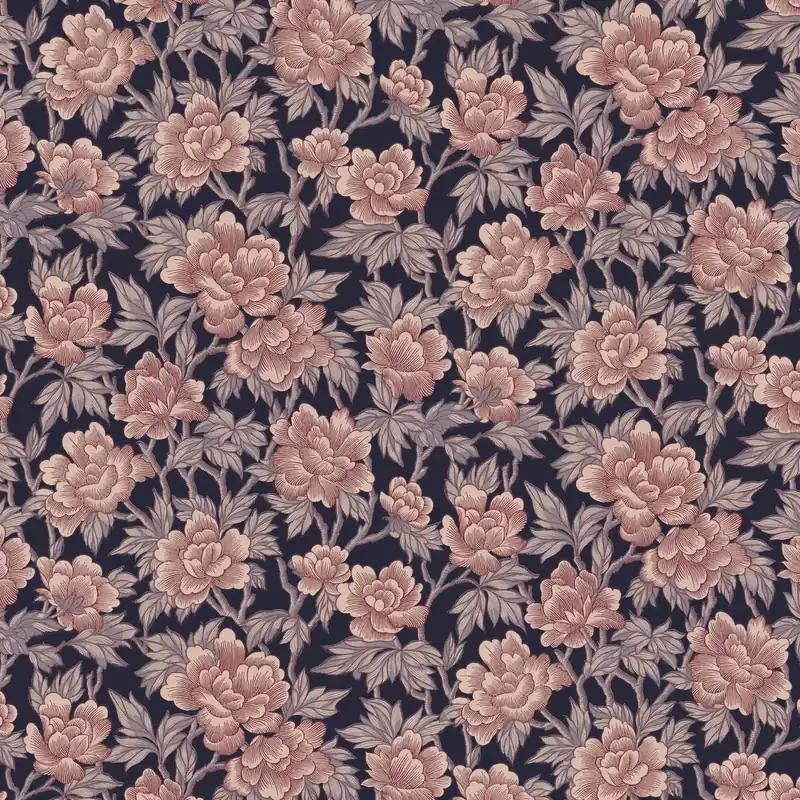 Endast denna vecka Lim & Handtryck - Pionen - Beige/Mörkblå x107-42