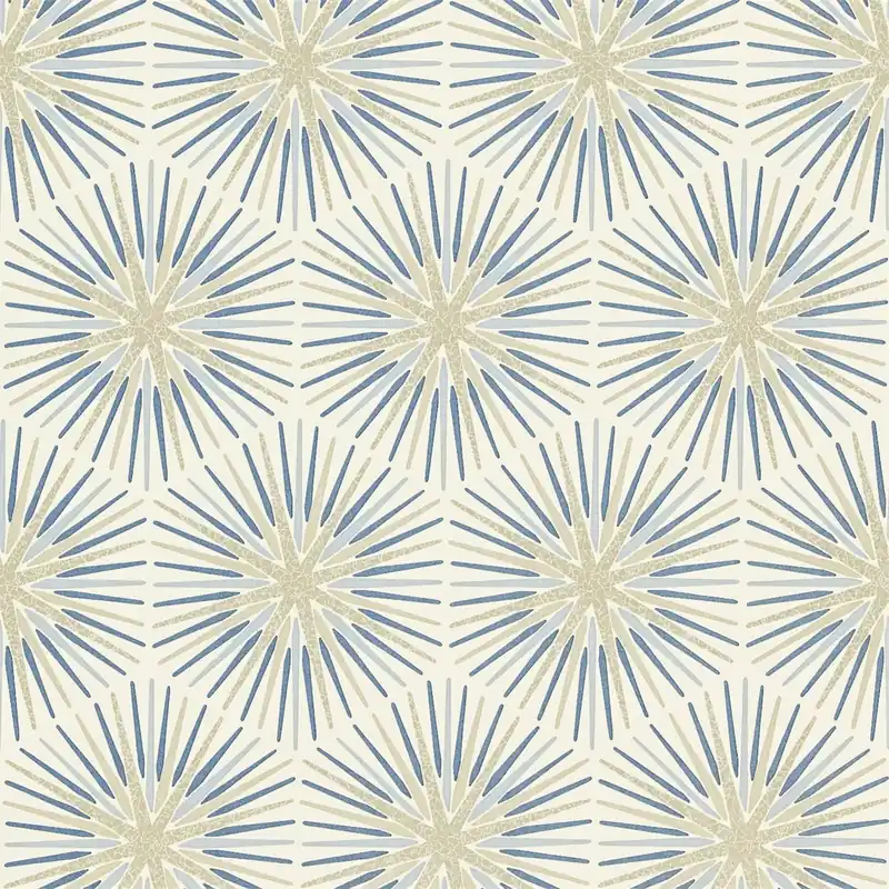 Zoffany - Spark Sapphire Quartz Wallpapers Nyhet