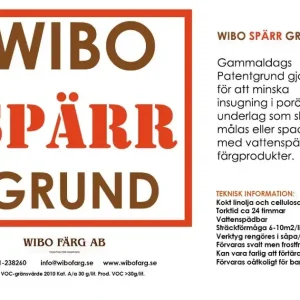 Bästa pris Spärrgrund Wibo 10L