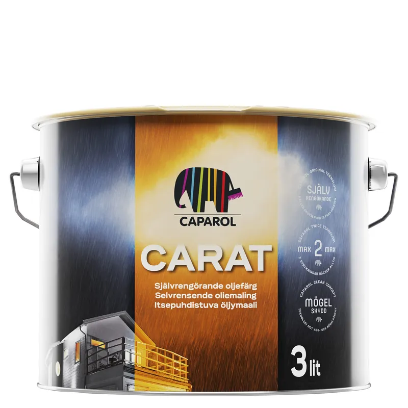 Carat Oljefärg 3 L Svart Premium