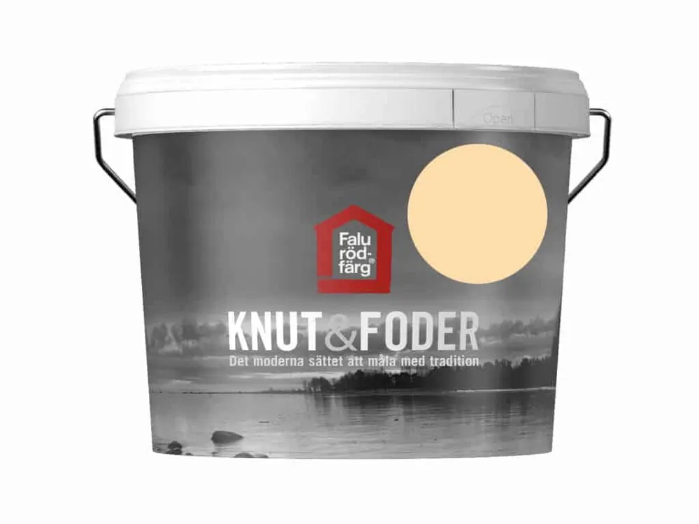 Erbjudande Falu Rödfärg Knut & Foder - Gul 3L