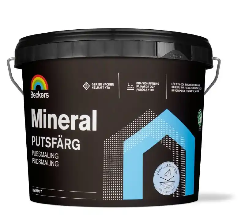 Rea Mineral Putsfärg 10 L Utevit