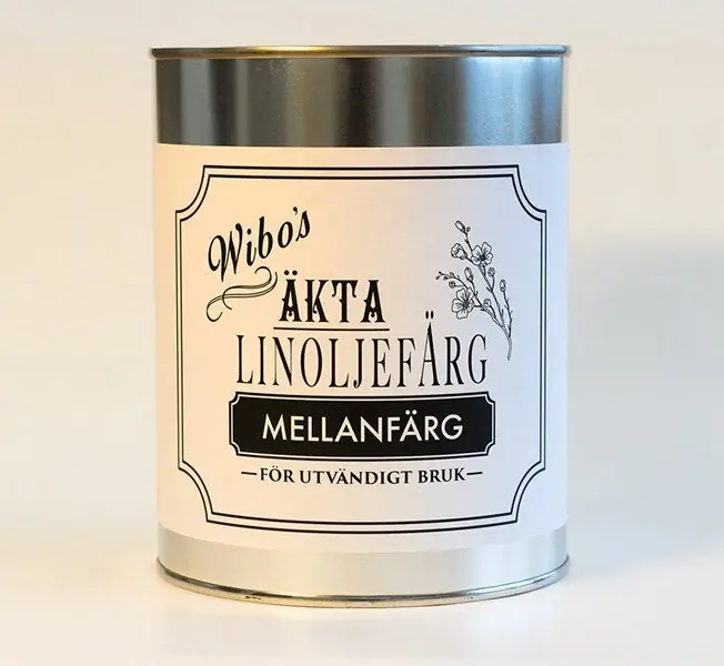 Linoljefärg Mellanfärg Utomhus 5 L Vit Bästa pris