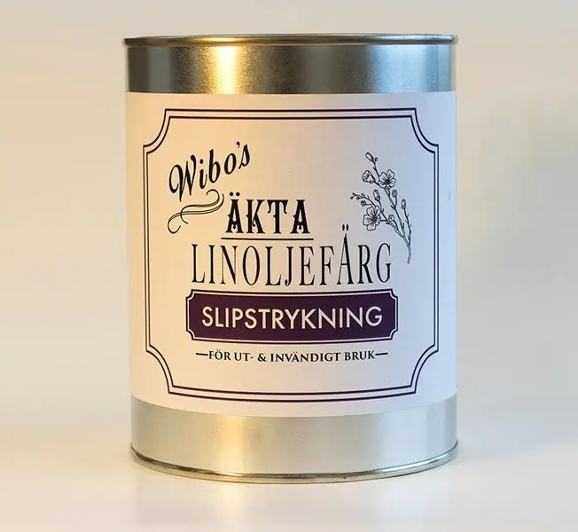 Linoljefärg Slipstrykning 1 L Valfri Kulör Extra rabatt