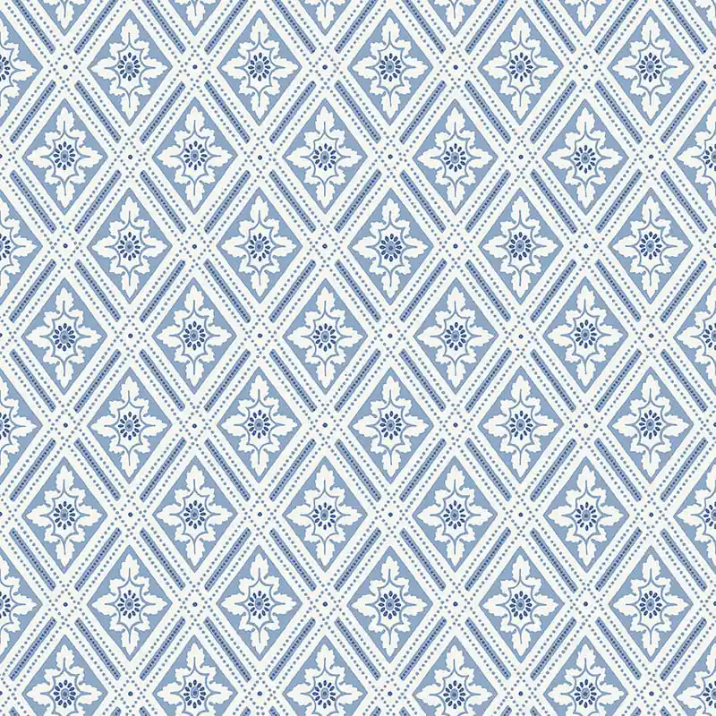 Trygg betalning Boråstapeter - Ester - Blue & White
