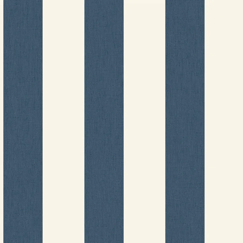Caselio - Linen Lines Bleu Denim Rea