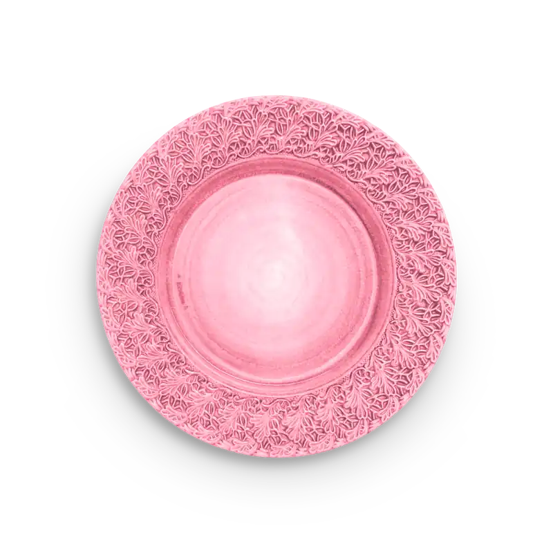 Expressleverans Lace Tallrik 32 cm Rosa