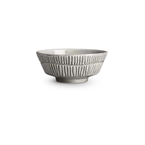 Begränsad tid Stripes Skål 15 cm Grå