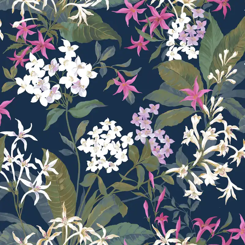 Bästa pris Casadeco - Songe De Jasmin Fuchsia