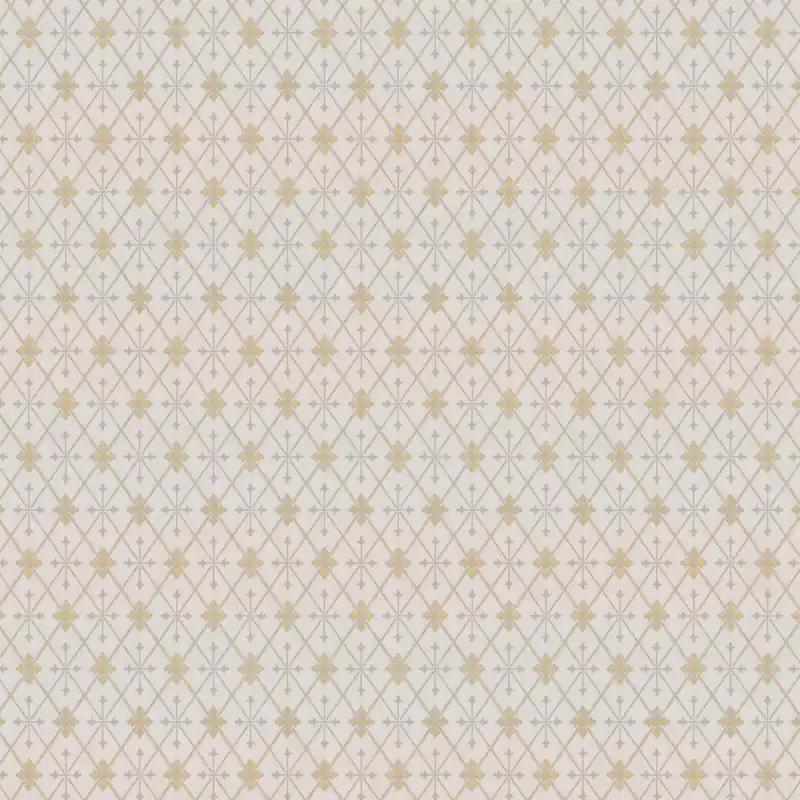Endast denna vecka Lim & Handtryck - Skogshyddan - Beige/Guld x111-13
