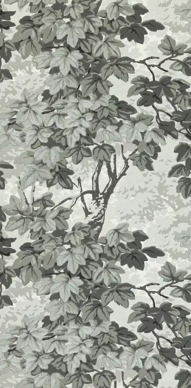 Zoffany - Richmond Park Charcoal Kensington Walk Wallpaper Outlet