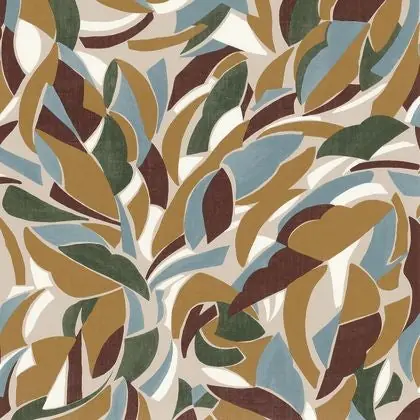 Casamance - Collage Grege/Moutarde L'Atelier Sista chansen