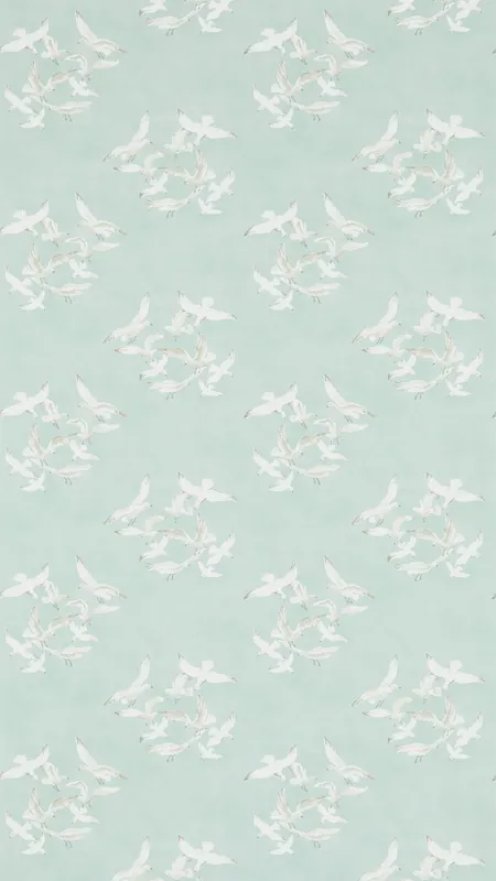 Rea Sanderson - Seagulls Eau De Nil Sanderson One Sixty Wallp
