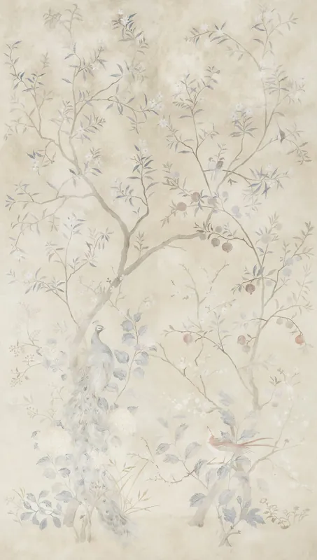 Zoffany - Rotherby Indienne Kensington Walk Wallpaper Snabb frakt