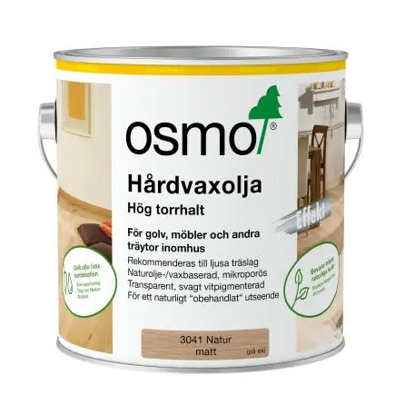 OSMO Hårdvaxolja Effekt Natur 3041 2.5L Köp online