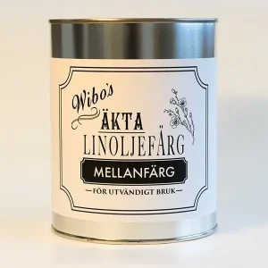 Erbjudande Linoljefärg Mellanfärg Utomhus 5 L Vit