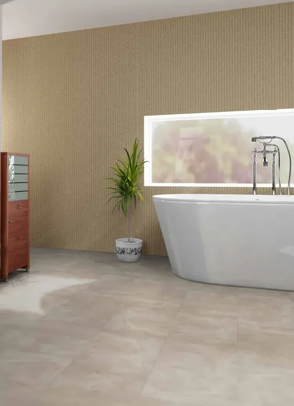 Reapris Vinylgolv Floorit - Brick Concrete Sand sofTEC 8mm