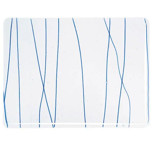 Populär G-Skiva 4151-30 Clear, Blue Stringers